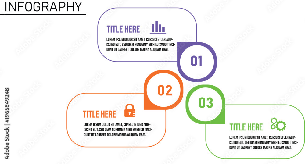 Fototapeta premium Business timeline infographic