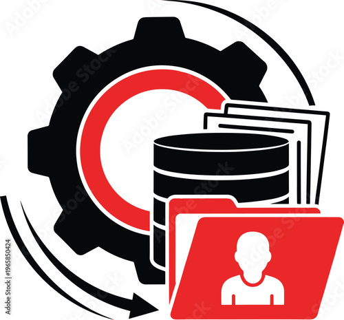 Data management and user information processing with a gear and documents