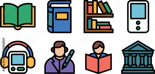 Education and learning icons