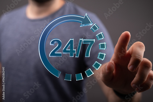 Concept of 24/7 service or ...