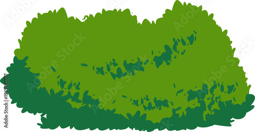 Bush Foliage Illustration
