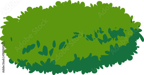 Bush Foliage Illustration