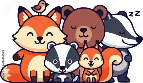 Cuddly Forest Friends