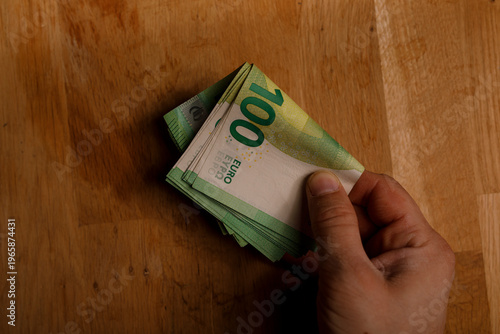 Close-up of hand holding fo...