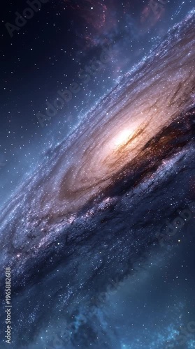 Cinematic First Person View Flying Through Dense Star Fields in Deep Space