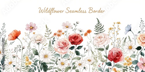 

A beautiful spring bouquet of pink roses and poppy flowers in the field dancing in the wind creates a floral blossom design perfect for a romantic Valentine gift or wedding decoration