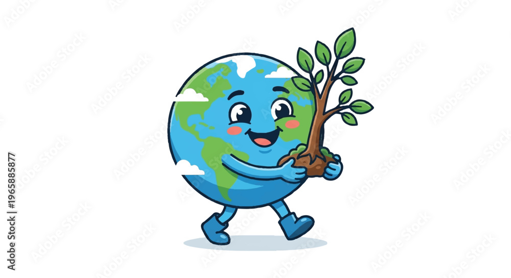 Obraz premium World Earth Day illustration vector