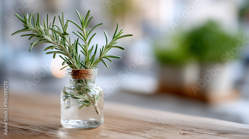 Single Sprig of Rosemary in...