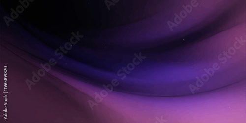 A glowing purple and pink abstract background featuring flowing waves of light and silk texture with a swirl of motion and dark blue lines in an elegant satin pattern design