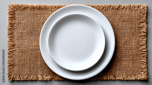 Top-Down View of Plain Whit...