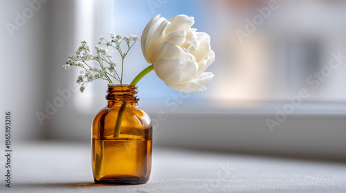 Single Long-Stemmed White T...