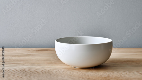 Single White Ceramic Bowl C...