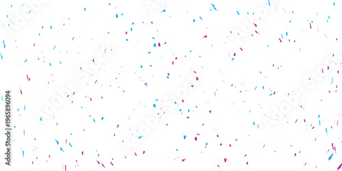 colorful confetti background with vibrant blue and red pieces scattered across a white surface  perfect for celebrations, parties,  and playfulness, making it ideal for use in various creative project