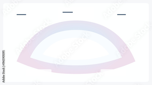 UI background with tunnel wave section and floating cards, immersive layered forms, and premium abstract interface composition for web