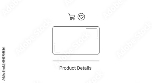 flat vector Product details isolated on White Background vector background, vector illustration