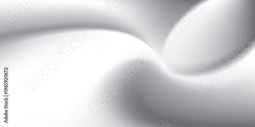 Abstract white and gray gradient background. Vector illustration.	