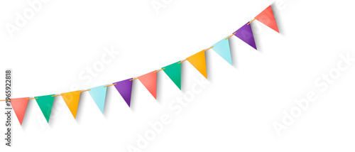 Colorful Party Pennant Flags Decoration