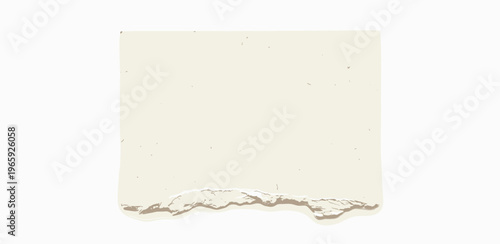 Torn paper with a jagged edge, highlighting texture and a clean, minimalist aesthetic perfect for graphic design and crafting projects