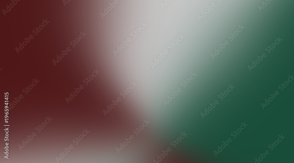 Obraz premium Abstract background texture featuring soft gradient blend of dark burgundy maroon and deep forest green colors with subtle light gray transition area.