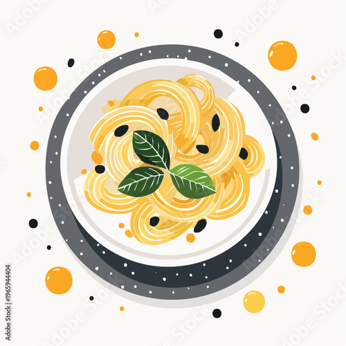 Pasta schwarz weiß