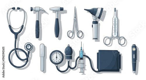 set of medical instruments