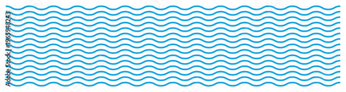 Abstract blue zigzag, chevron lines background.  Blue zigzag lines forming a seamless pattern. Wave thin line background. Vector zigzag and wavy horizontal underline. Vector illustration.