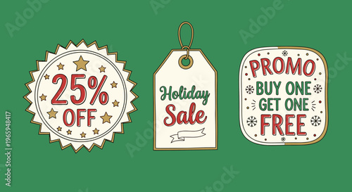 A promotional discount badge with a 25 percent off offer, ideal for marketing materials and sales promotions, conveying a sense of savings and value.