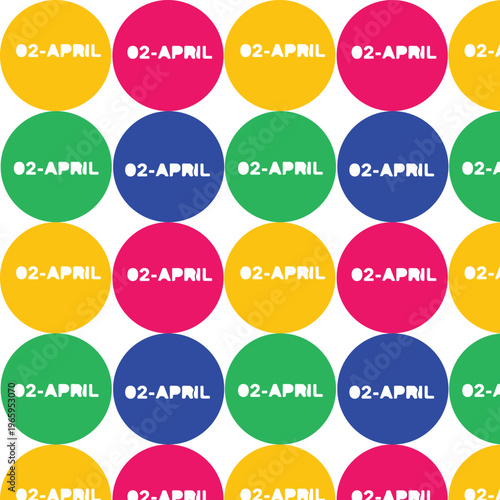 April 2 World Autism Day Awareness - Celebrating  background or poster design.