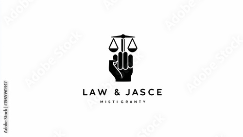 law, justice, scales, hand, logo, vector, black