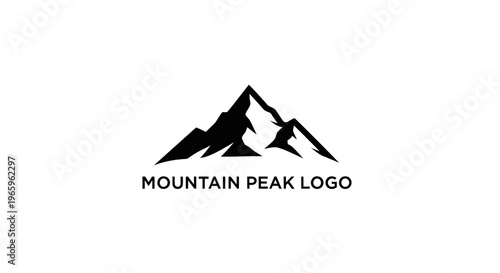 Mountain Peak Logo Design Elements.