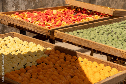 pasta at the market