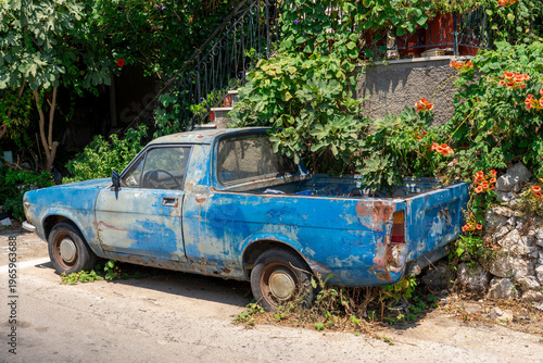old abandoned car