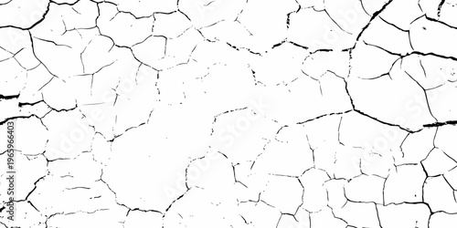 Old cracked concrete wall with rough dry texture and grunge surface pattern