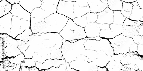 Old cracked concrete wall with peeling paint and rough grunge texture surface