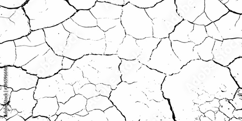 Dry cracked earth and rough tree bark texture pattern in brown and white tones