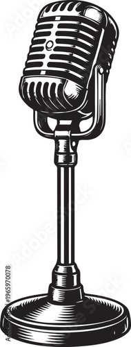 microphone, vintage microphone, retro mic, radio microphone, broadcast mic, studio microphone, music recording, audio equipment, sound recording, podcast mic, singer microphone, stage mic, classic mic