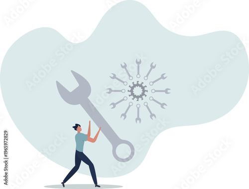 Fix business problem, help resolve problem, improve business in downturn or crisis management concept.person's life situation and his activities.