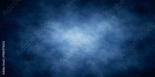 Abstract a stunning blue smoky texture design, creating a sense of depth and mystery with its soft, blurred edges. This artistic abstract background is perfect for creative projects.