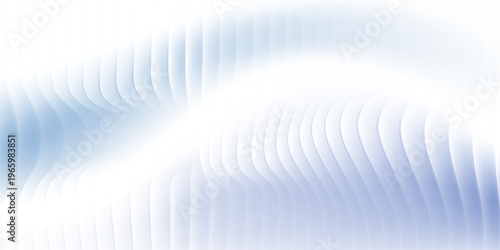 Vector texture background with soft blue gradient, vertical ripple lines and frosted translucent effect. gradient shiny glass