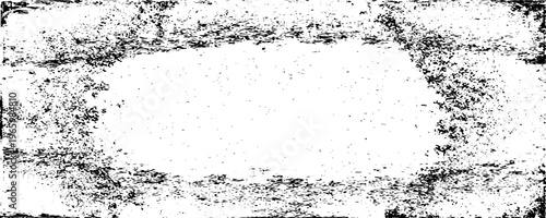 Minimalist abstract texture of scattered black specks and dust particles on a clean background.