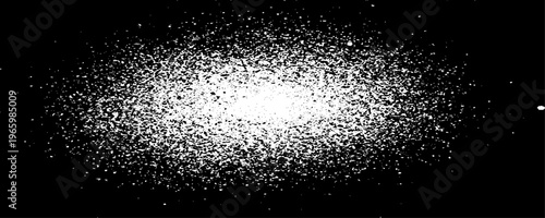 Minimalist abstract texture of scattered black specks and dust particles on a clean background.