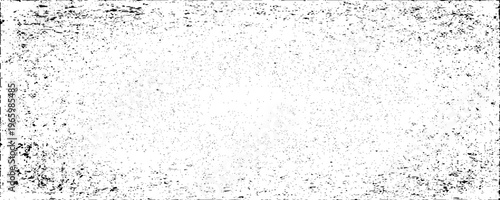 Minimalist abstract texture of scattered black specks and dust particles on a clean background.