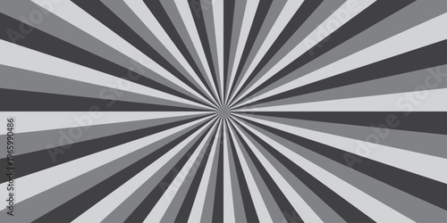 Sunburst Modern retro vintage sunrise sunbeam element spiral striped. Spiral starburst and striped pattern abstract geometric retro sunrays line wavy texture.