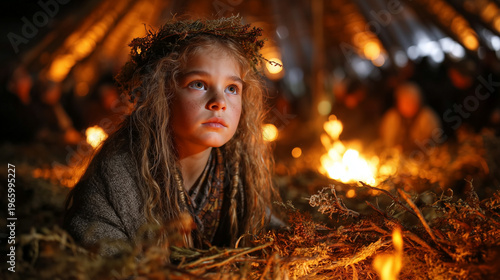 Wallpaper Mural Matariki Day, traditional elements for Matariki Day, with a mystical and cultural feel Torontodigital.ca