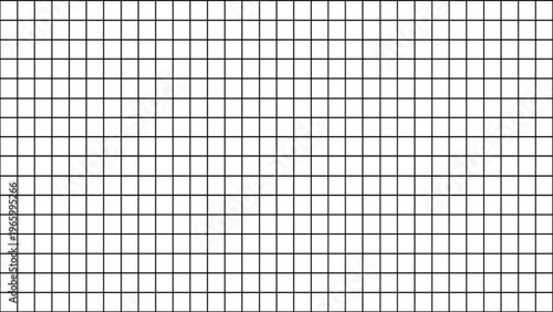 Fotografi Black Minimalist Square Grid Pattern Overlay Isolated on Transparent Background