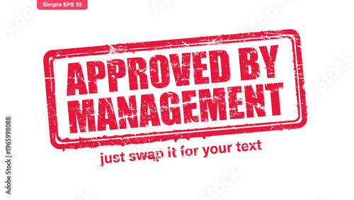 official stamp label red rubber stamp vector with distressed ink texture and clean frame, built for packaging, shipping labels, office paperwork, certification workflows, and commercial branding use.