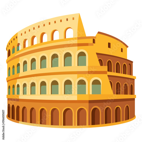 The colosseum in rome italy