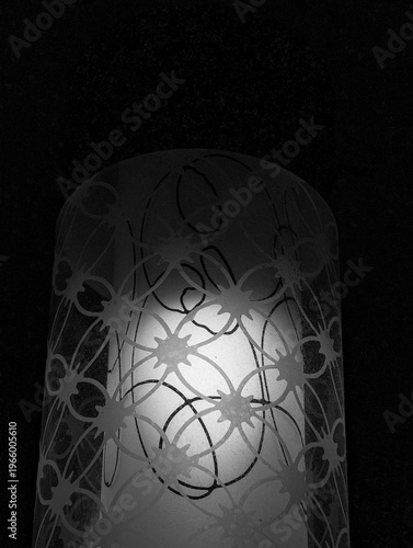 Luminous Decorative Glass Lamp Object