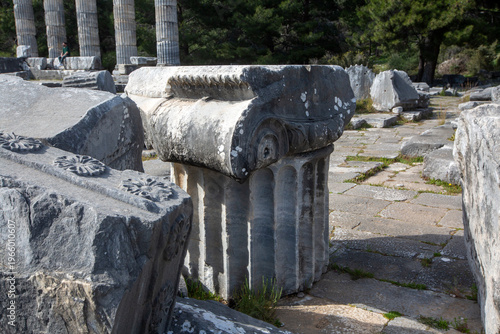 Ruined columns of Athena Te...