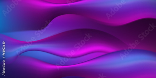 Dark purple pink blue color gradient background blurred neon color flow, grainy texture effect, futuristic banner design